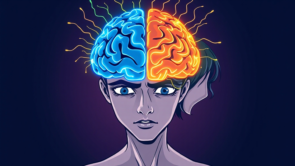 양극성장애: 증상, 원인, 치료, 그리고 관리법 완벽 가이드 4 1형 vs 2형: 양극성장애 차이점 (illustration 스타일)